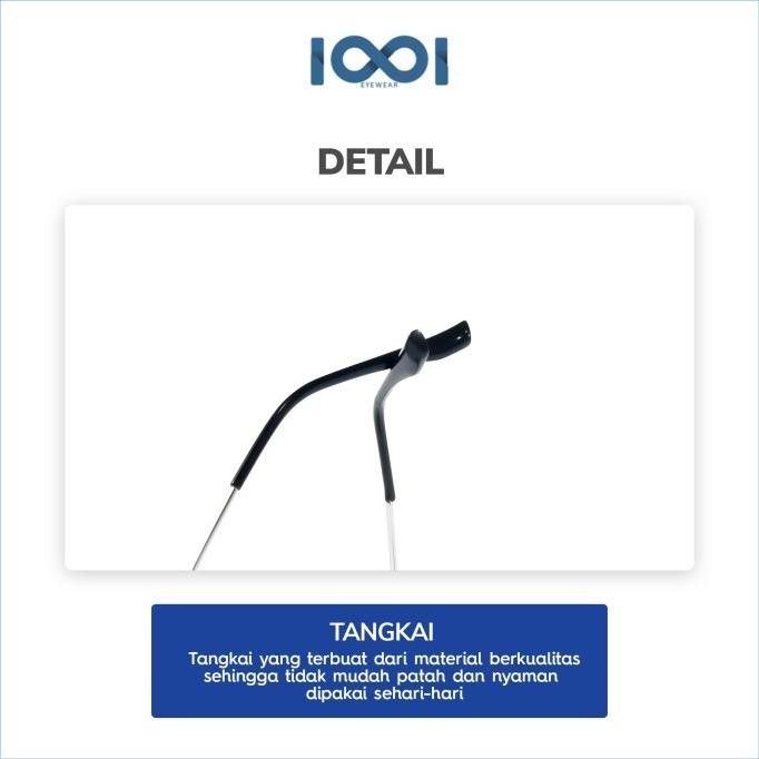 Kacamata Hitam Sunglasses Antiuv Frame Kotak Pria Wanita - Iooi 80-672 Original