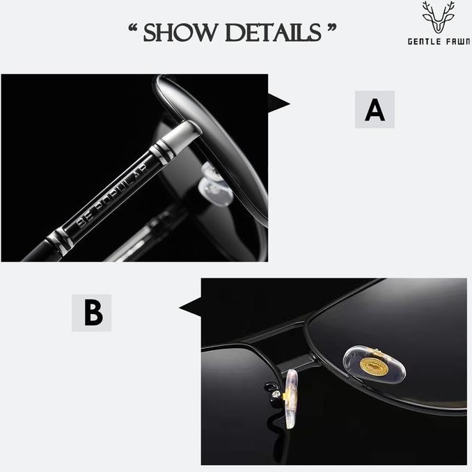 New Kacamata Sunglasses Polarized Anti Silau Pria Kotak Metal Ddd 2605 Berkualitas