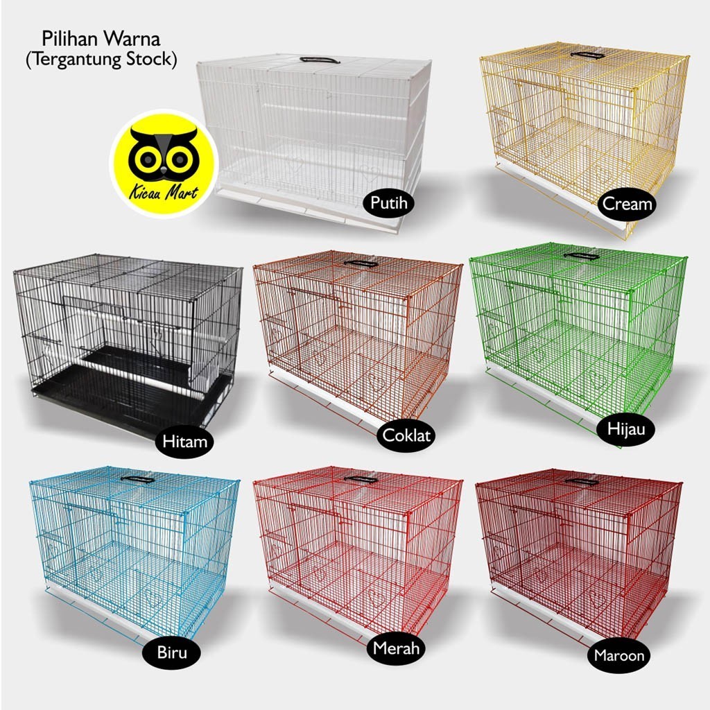 PROMO KANDANG KANDANG KUCING SANGKAR KUCING BESI IMPORT SIZE JUMBO BESAR LARGE PET CARGO UMBARAN