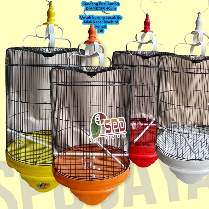 PROMO KANDANG SANGKAR BESI JUMBO F1 diameter 42cm / KANDANG BESI JUMBO f1