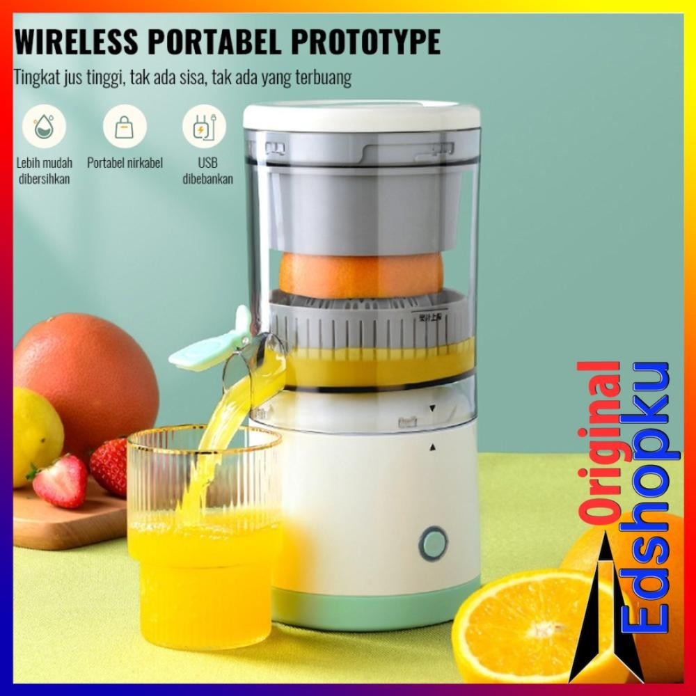 Alat Jus Listrik Anggur Lemon Melon Peras Jeruk Buah Elektrik Orange Juicer Portable 400ml 45W Machi