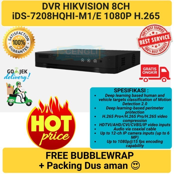 PAKET CCTV HIKVISION 8CH 2MP