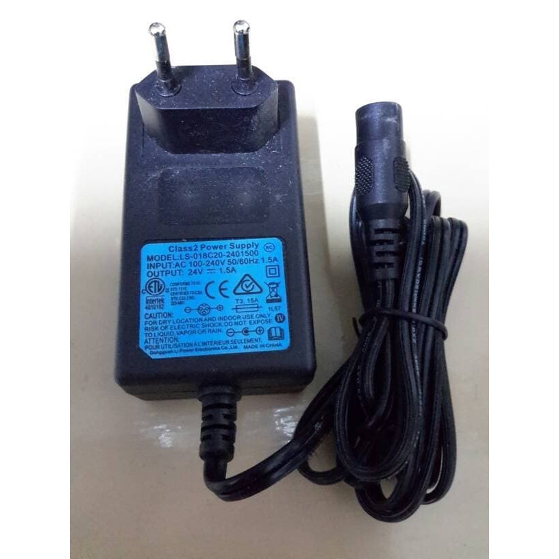 READY CES CHARGER ADAPTOR SEPEDA LISTRIK MR JACKIE 24V 1.6A