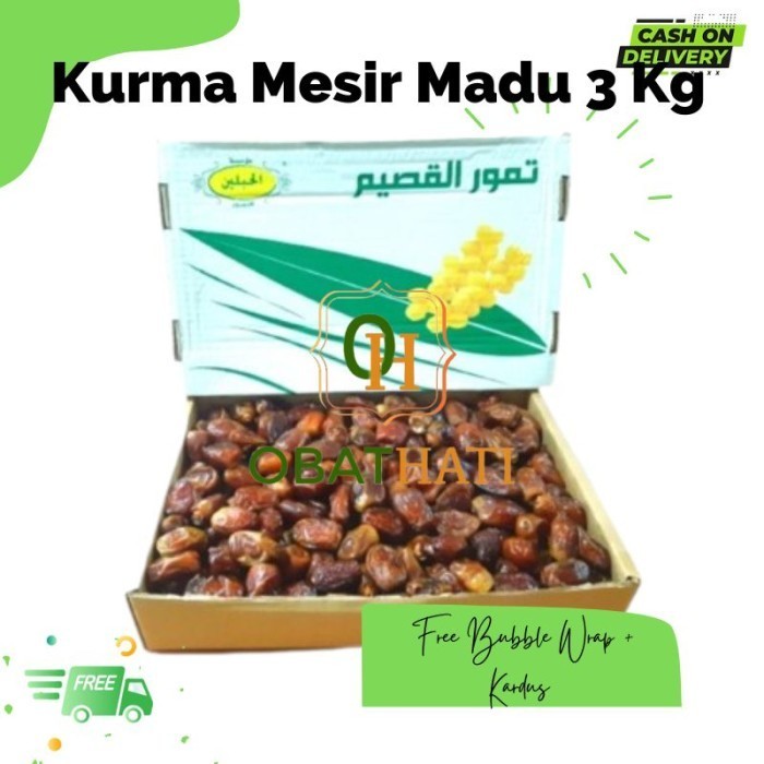 

Kurma Mesir Madu 3 Kg / Mesir Egypt Premium / Bukan Kurma Sukari