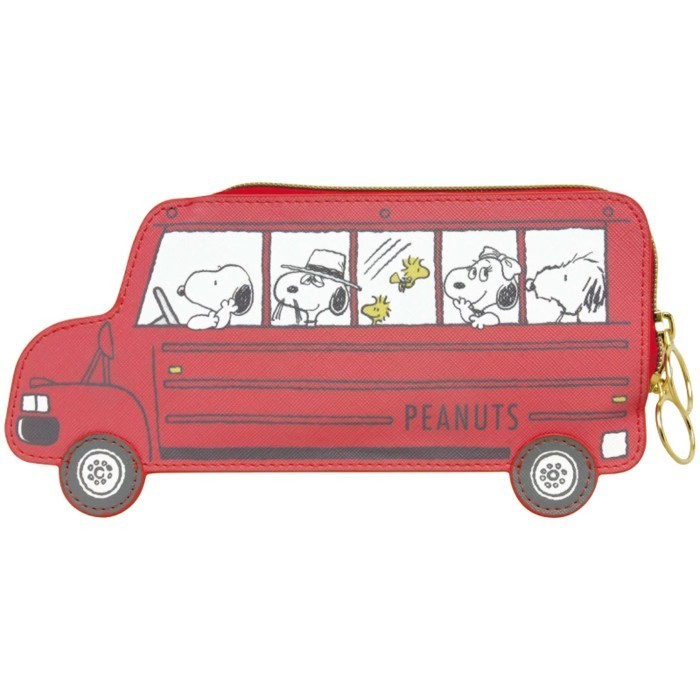 

Pencil Case Peanuts Snoopy School Bus Kotak Pensil Limited Edition