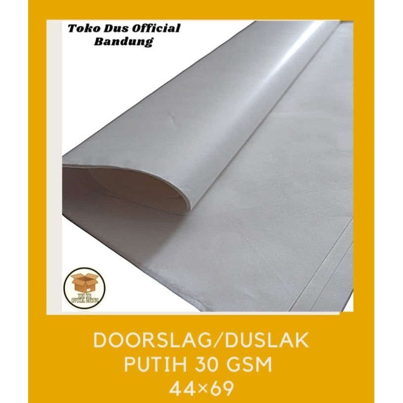 

HARGA DISKON Kertas Doorslag/duslak polos putih 30 GSM Uk.44x69