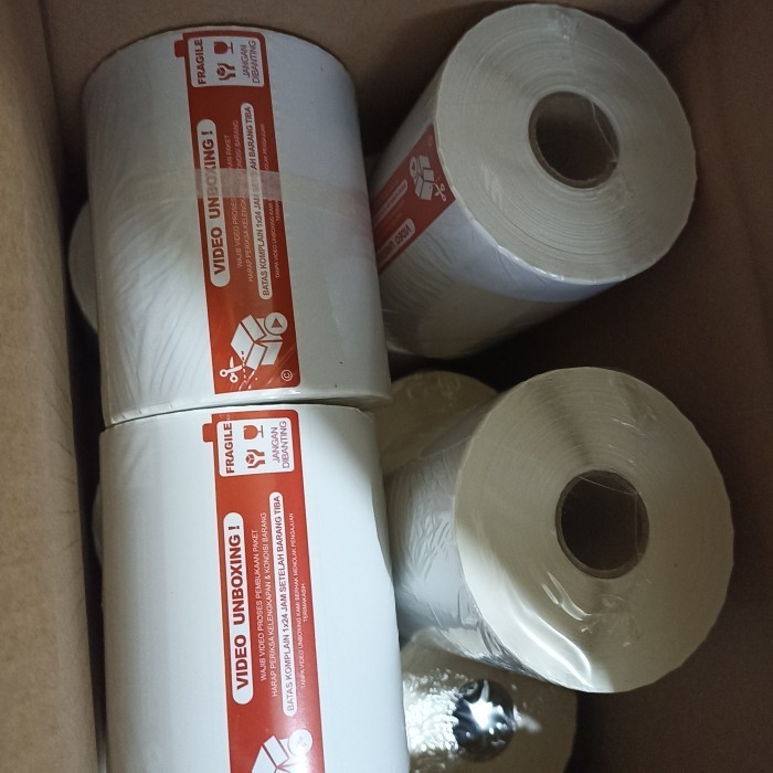 

PROMO kertas direct thermal awb sticker roll label shipping