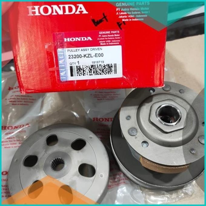 pulley puly mangkuk kampas ganda set beat fi original 2013 2015 kzl 16