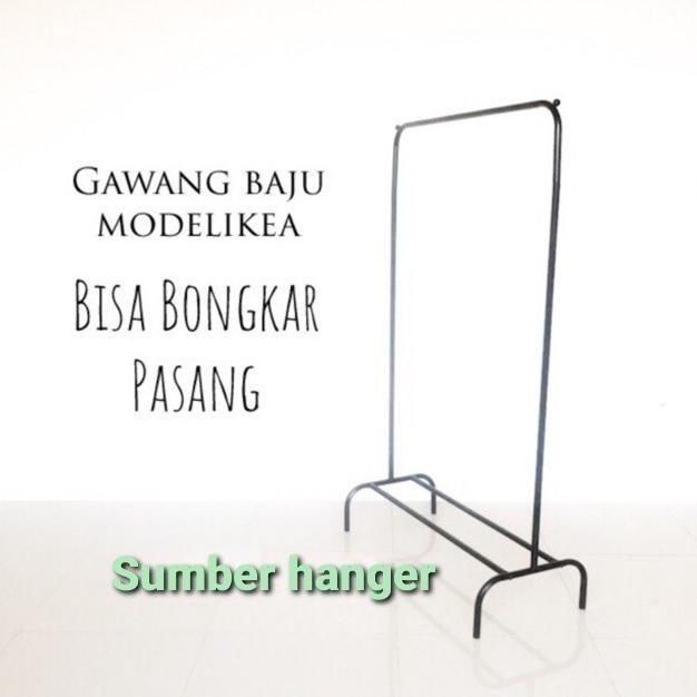 Gawangan baju minimalis 120cm | gawang gamis | gawang baju modelkia