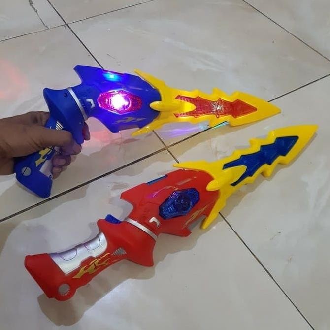 Mainan Pedang Jadi Pistol Ultraman - Pedangan Tembak Tembakan Anak | Peterstorez