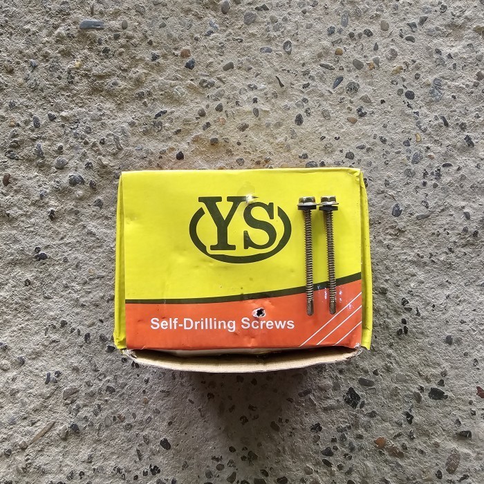 Baut Drilling 12x60 YS Baut Seng Alkan 21/2" [300Pcs]