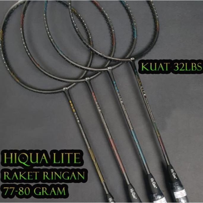 Raket Badminton HIQUA HI-QUA LITE GOLD/CHAMO/BLUE/RED LITE RINGAN 5U