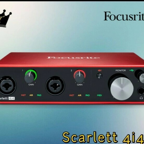 SOUNDCARD FOCUSRITE SCARLET 4I4/FOCUSRITE 4I4 SOUNDCARD ORIGINAL