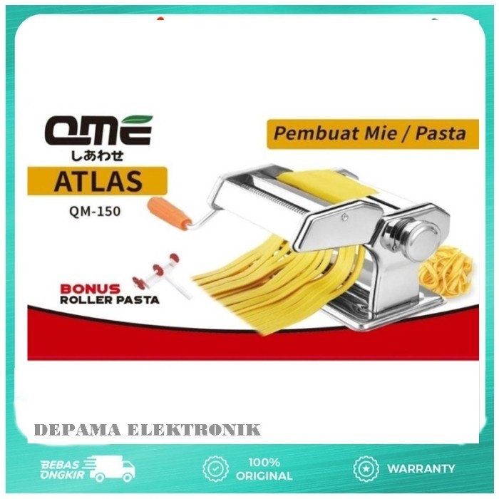 GILINGAN MIE ATLAS QME QM-150 ALAT PEMBUAT PASTA MIE PANGSIT MOLEN