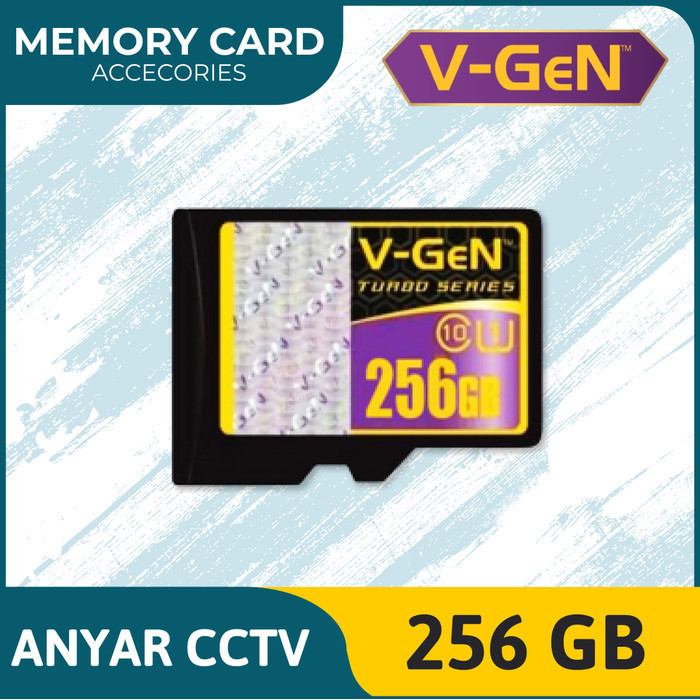 Memory Micro SD V-Gen / VGen 256Gb Memory Card / Garansi LifeTime