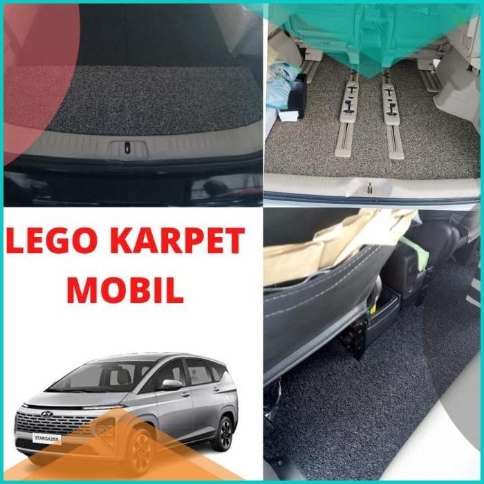 Karpet Mobil Mie Bihun 2 Warna HYUNDAI STARGAZER Non Bagasi 16novz3 pa