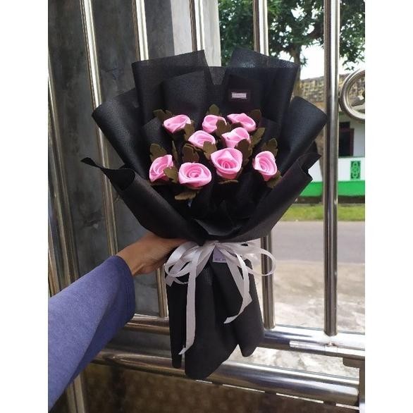 Termurah Bucket Bunga Satin / Buket Bunga / Buket Bunga Wisuda / Bucket Bunga / Bucket Bunga Wisuda 