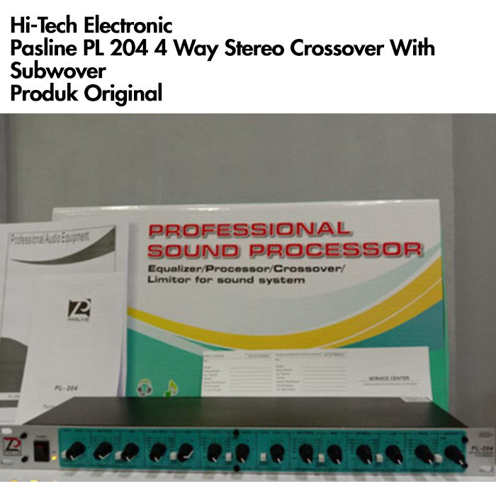 CROSSOVER 4 WAY PASLINE PL-204 PL204 PASLINE PL 204 DOUBLE SUB
