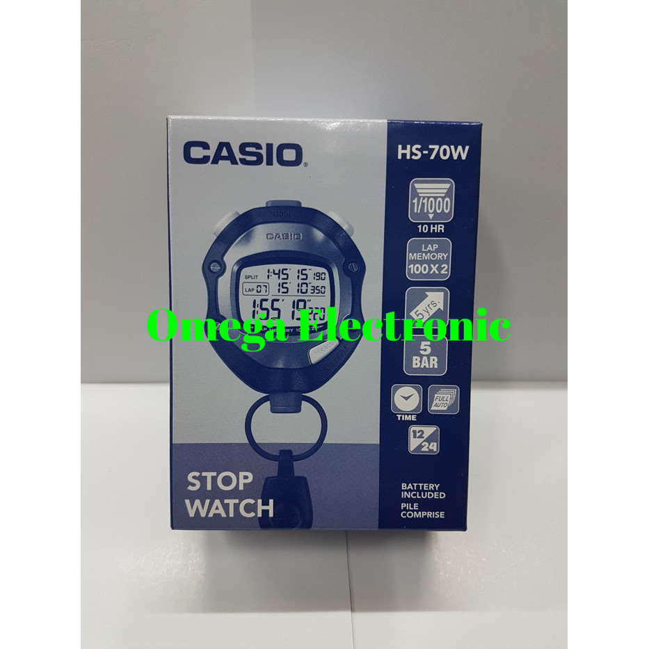STOPWATCH CASIO HS 70 W - ALAT PENGUKUR WAKTU CASIO HS-70W