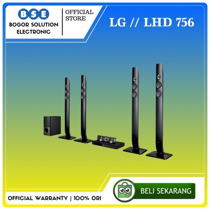 HOME THEATRE 5.1CH LG LHD756 HOME THEATRE BLUETOOTH LG LHD 756 5.1CH