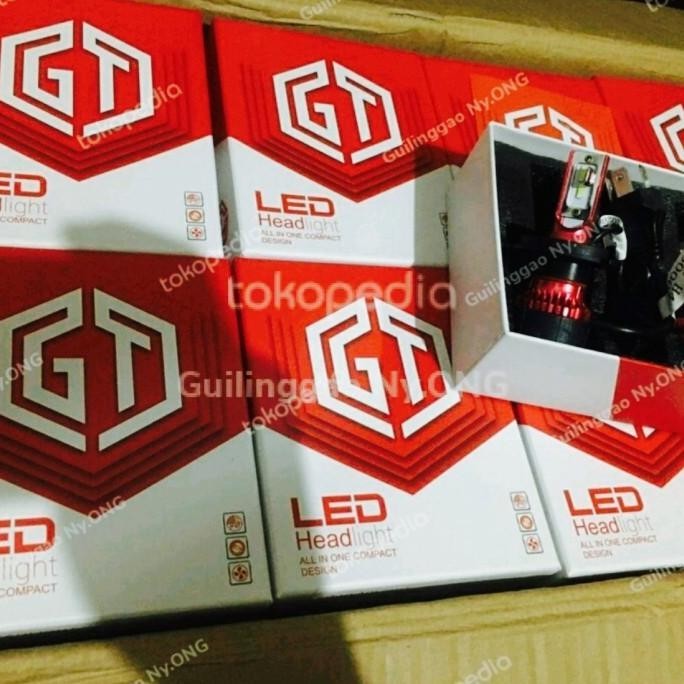 PAKET LED GT SUPERBRIGHT LAMPU UTAMA & FOGLAMP H4 DAN H11 / H16