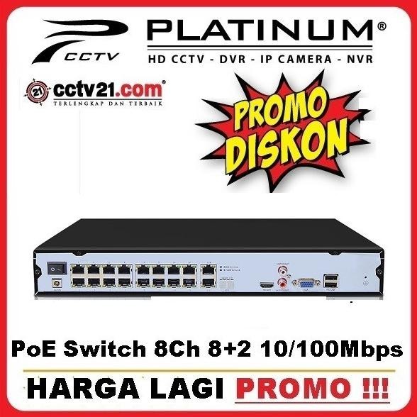 SWITCH POE 16 PORT + 2PORT UPLINK High Technology Switch for IP Camera