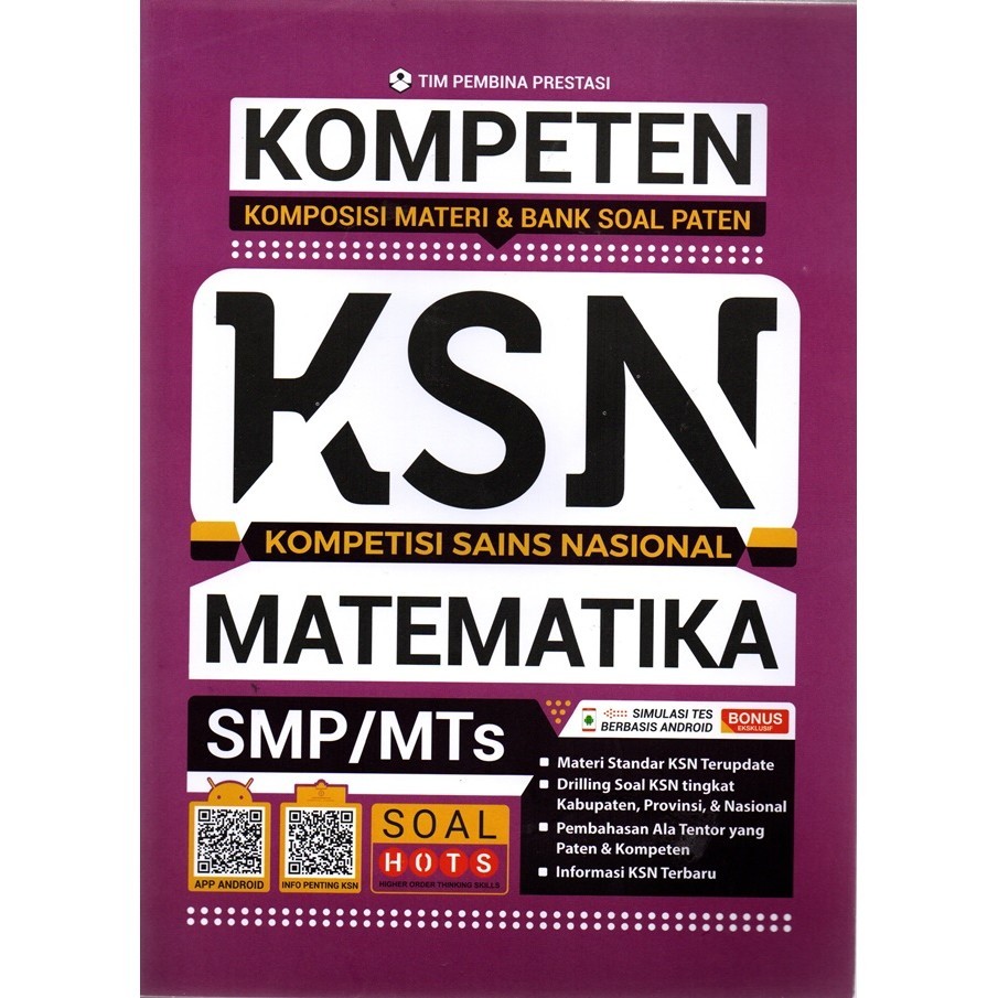 Kompeten KSN Matematika SMP/MTs