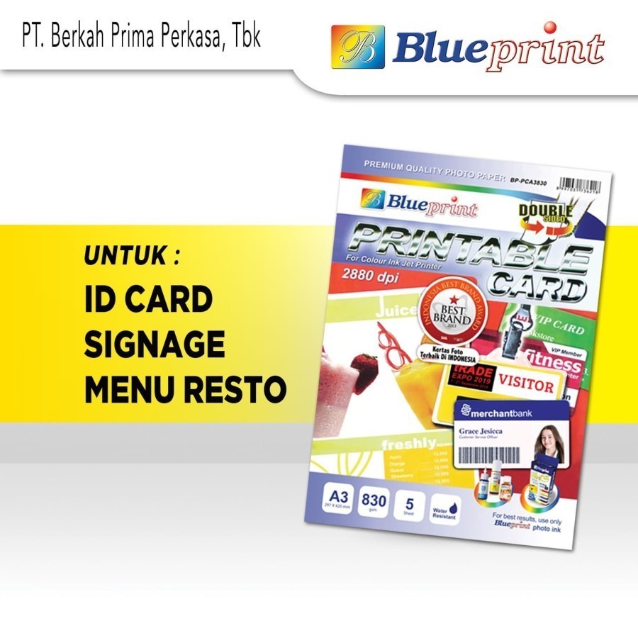 

Printable Card / Id Card Blueprint A3