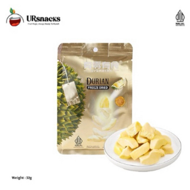 

Ursnas Freeze Dried Durian - Sna Keripik Durian Kering Vakum Celan
