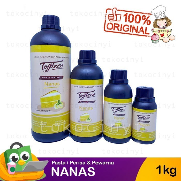 

Toffieco Pasta Perisa & Pewarna - Nanas / Pinapple 1Kg