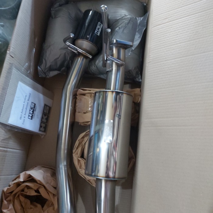 PROMO KNALPOT HKS LEGAMAX CARBON FIBER TIP MITSUBISHI ALL NEW PAJERO SPORT #ORIGINAL