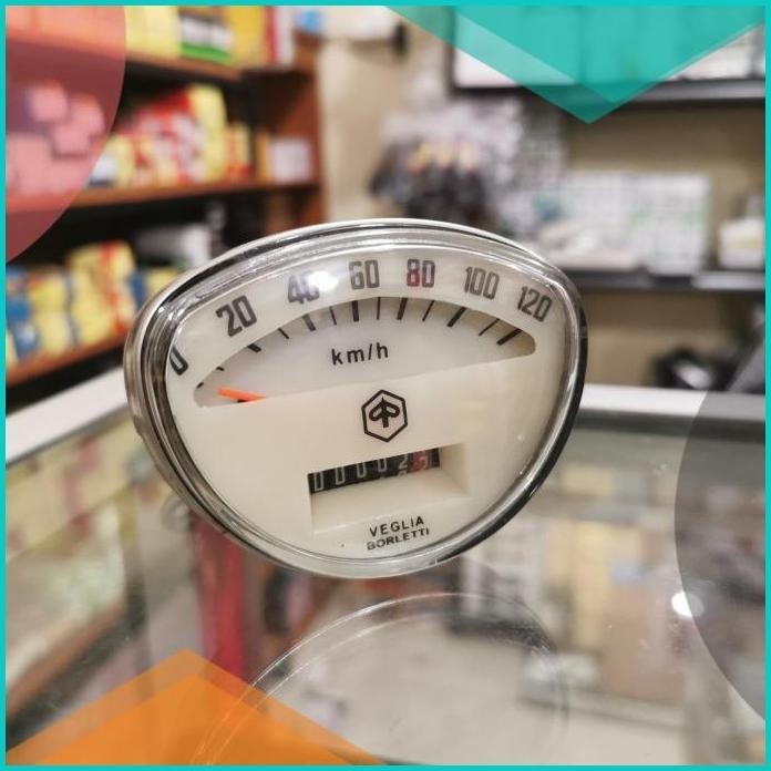 Speedometer Kerang Veglia Vespa Super 1966 super sprint stang asbak 16