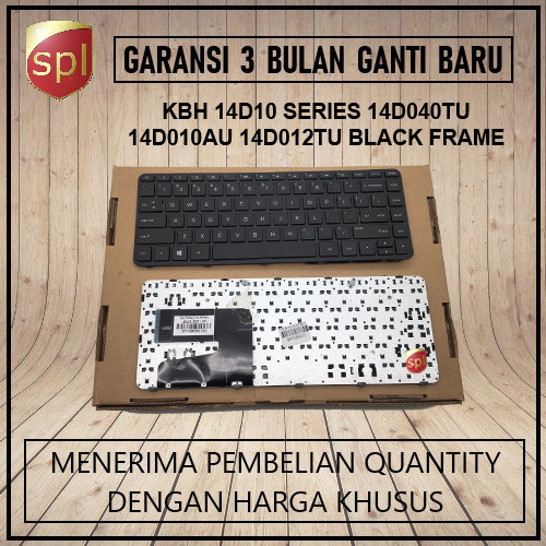 Keyboard HP 14-D010 14-D040TU 14z 240 R62 14-N000 14-N Frame