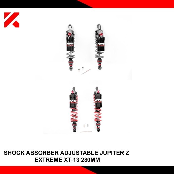 PROMO SHOCK BREAKER BLK KTC KYTACO TABUNG ATAS EXTREM XT-13 UK 280MM JUPITER #ORIGINAL
