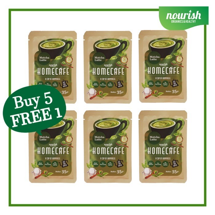 

Buy 5 Get 1 Free Homecafe Matcha Latte 35Gr