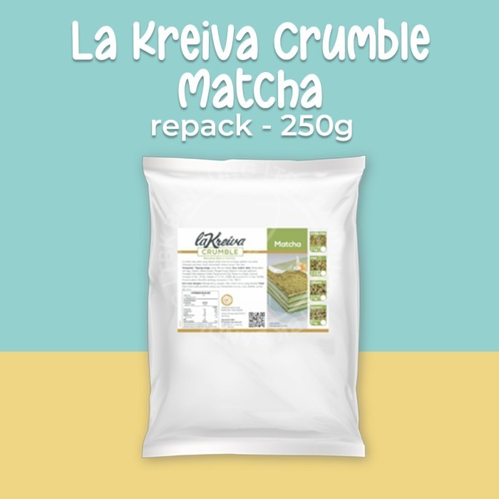 

La Kreiva Matcha Crumble Untuk Topping Repa 250Gr