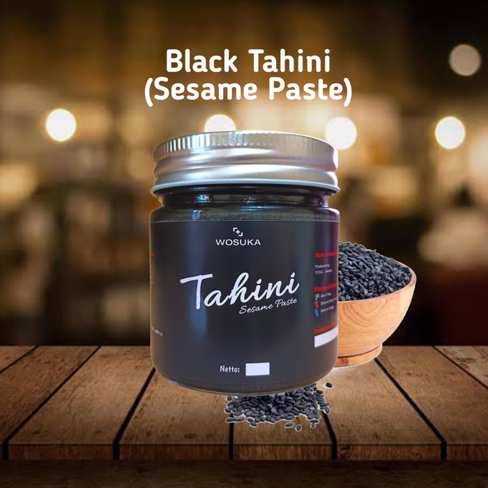 

Natural Organic Creamy Bla Sesame Tahini Paste - Pasta Wijen Hitam