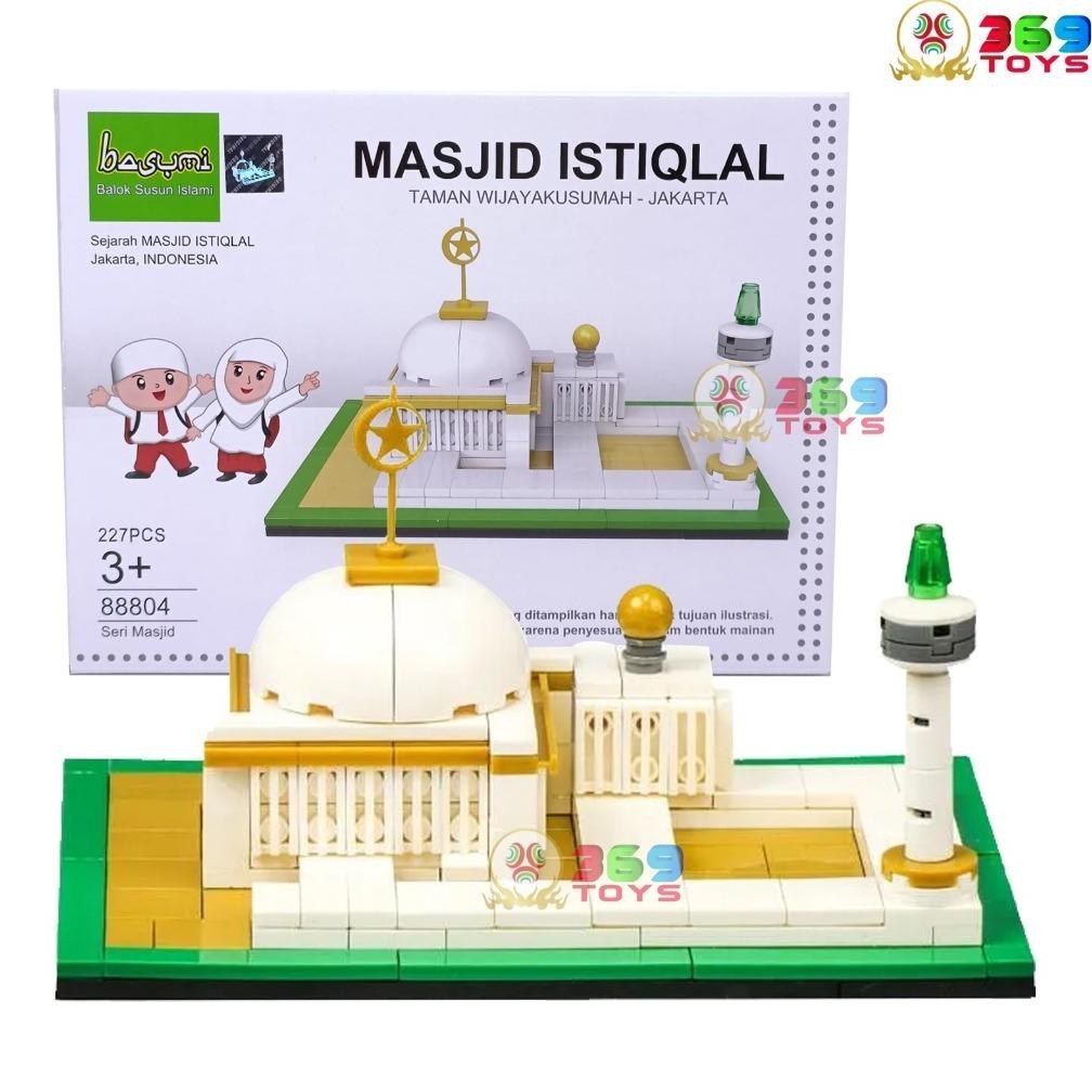 [MAINAN] MAINAN LEGO MASJID ISTIQLAL LEGO BASUMI MESJID ISTIQLAL TERLARIS
