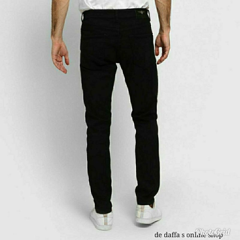 NEW LAUNCHING TERMURAH CELANA JEANS Celana Jeans Pria Original BOY LONDON - Black Slim Fit 29.