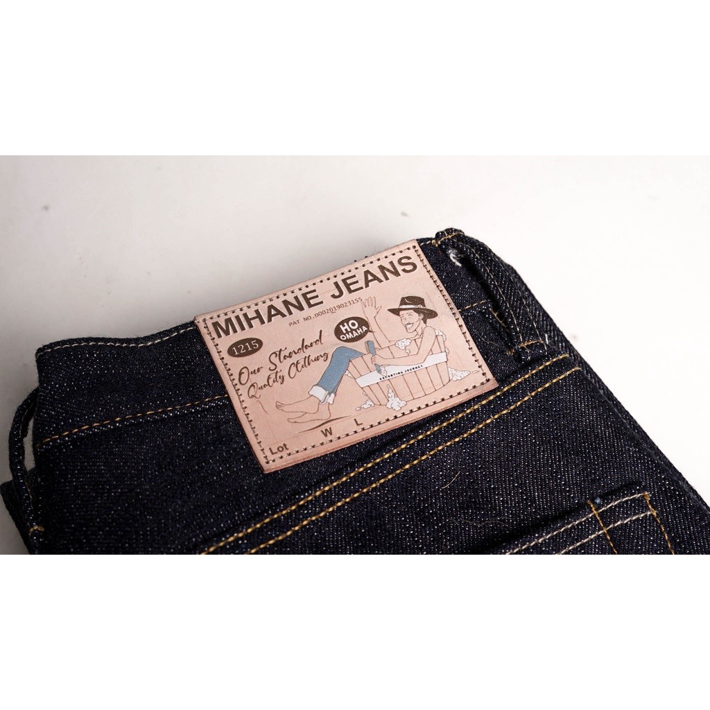 NEW LAUNCHING TERMURAH CELANA JEANS Celana Jeans Pria - Blue Essence 17,5oz Unsanforized Black Line