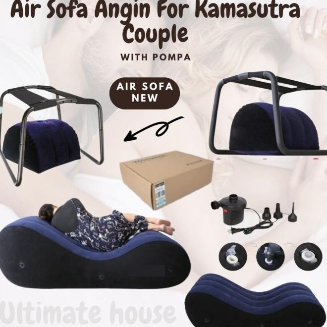 Air Sofa Portable Inflatable For Kamasutra With Pompa Angin