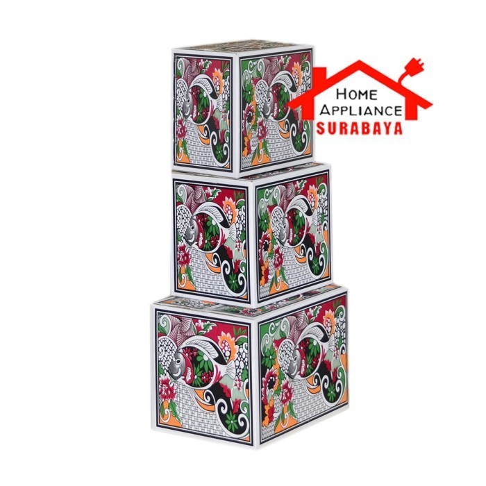 

Kardus Dus - Box Se Parcel Lebaran Idul Fitri Motif Batik - Ikan 057