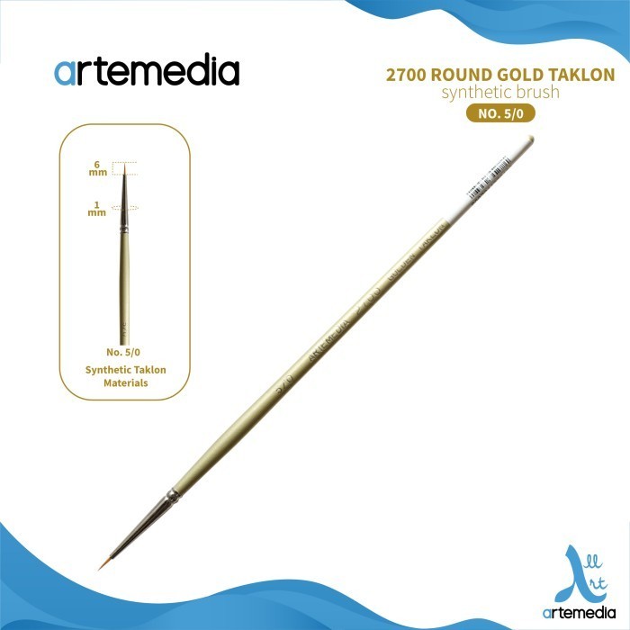 

Terlaris Arte Gold 2700 Sh Brush Round Promo Terbaru