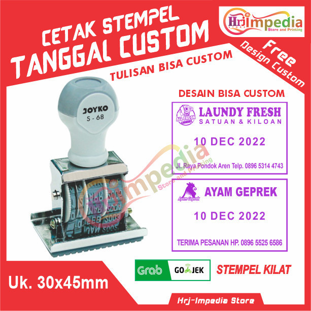 

Cetak Stempel Tanggal Logo Custom Cetak Stempel Tanggal Custom
