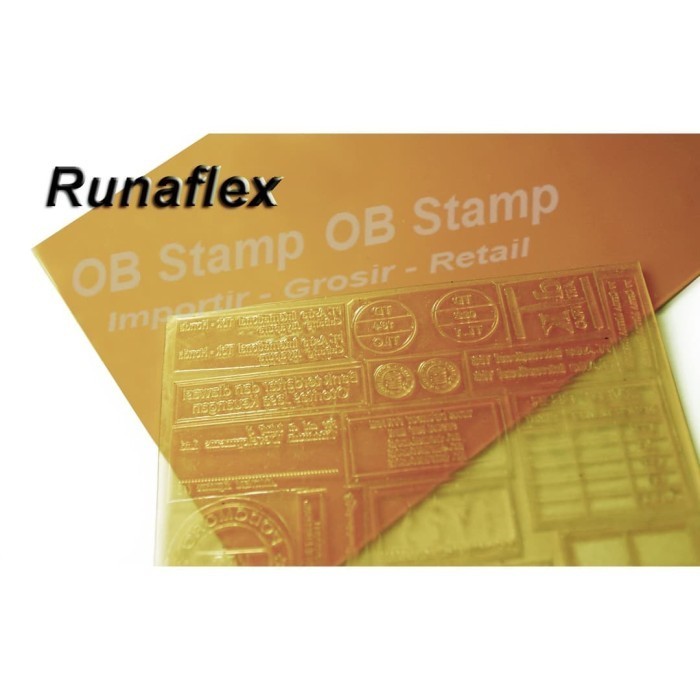 

Karet Runaflex Runaflek Ukuran Plano - Photopolymer Printing Plate