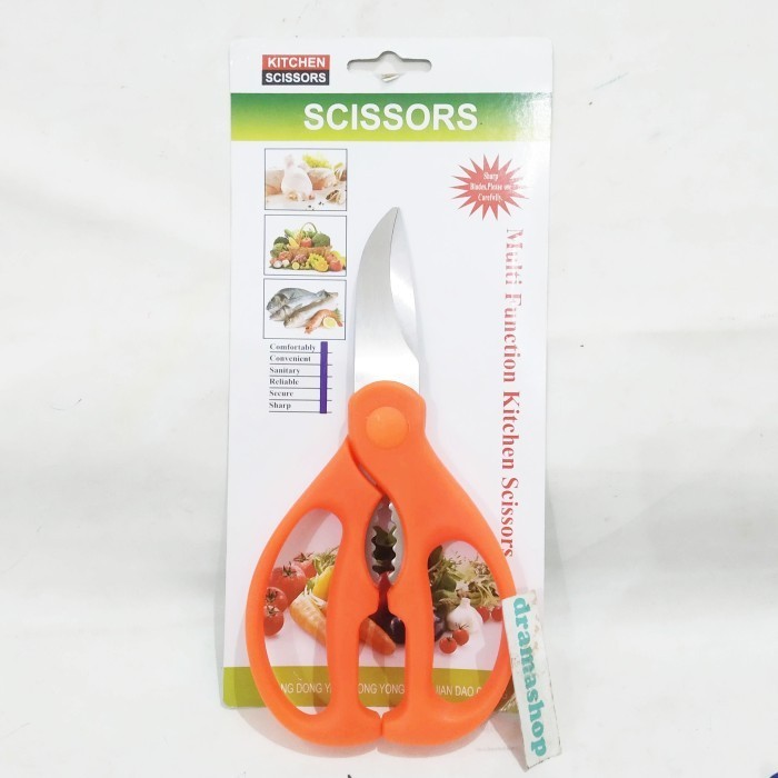 

Gunting Dapur Ayam Sayur Ikan Daging Lengkung Gerigi Tajam Tebal Besar Best