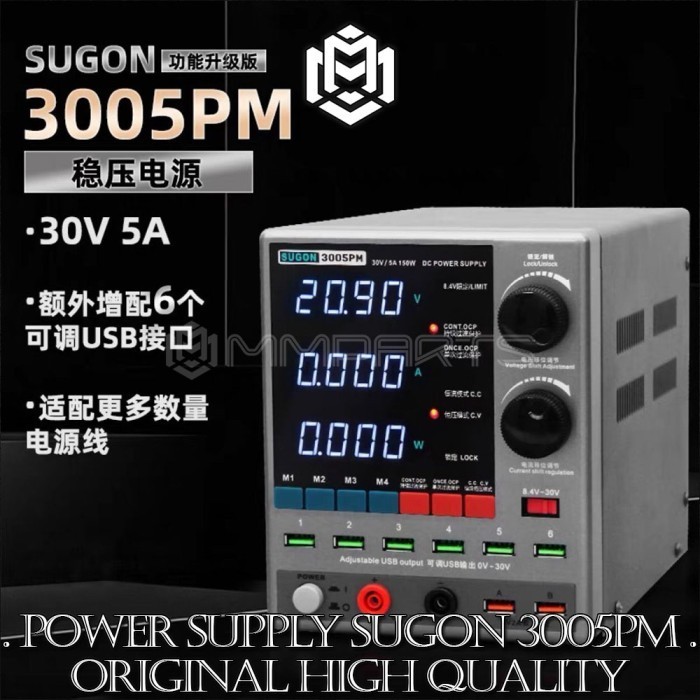 Terbaru Power Supply Sugon 3005Pm Original / Sugon 3005Pm 30V 5A Promo Terlaris
