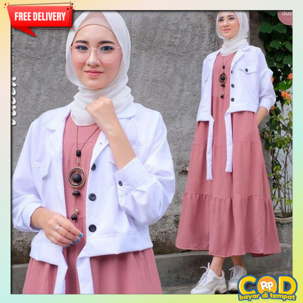 Gamis Wanita Terbaru 2023 Viral Games Dewasa 2024 Dress Kondangan Busui Kaftan Import Korea Style Ga
