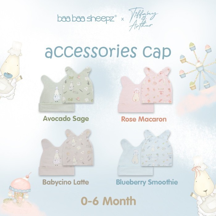 Baabaasheepz X Tiffany Cap Chef Baabaa Topi Bayi