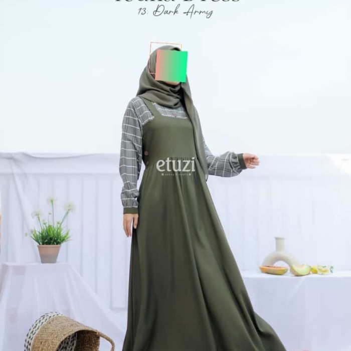 PROMO Youna Dress ( Gamis Bukan Overall) By Etuzi
